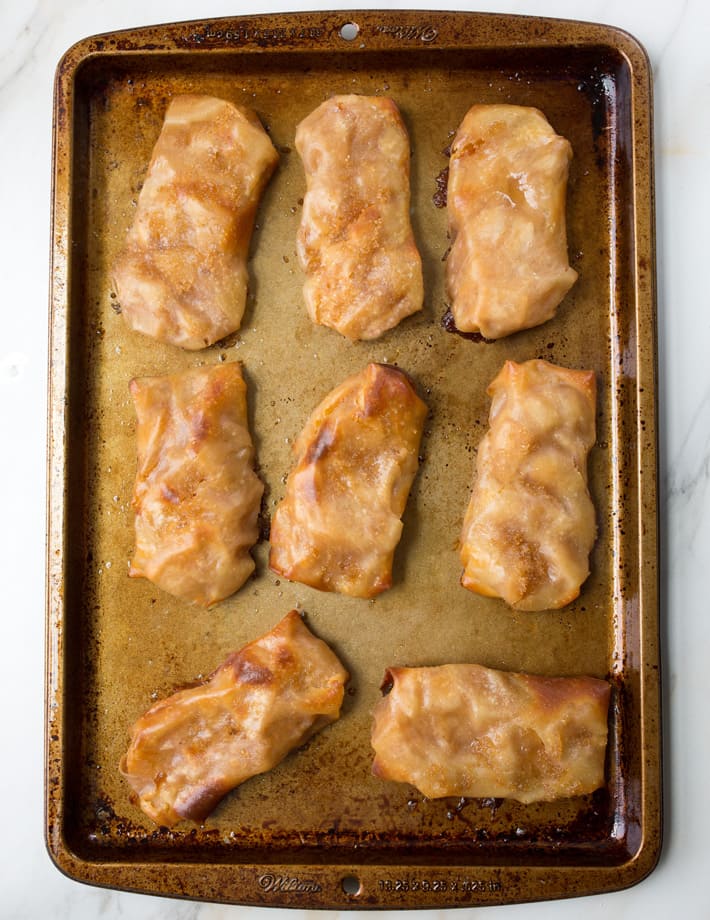 Vegan Baked Apple Egg Rolls Vegan Baked Apple Egg Rolls