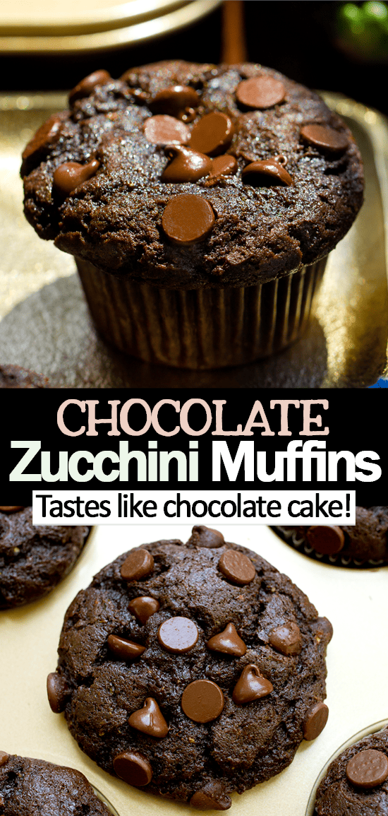 Easy Zucchini Chocolate Muffins Recipe Easy Zucchini Chocolate Muffins Recipe