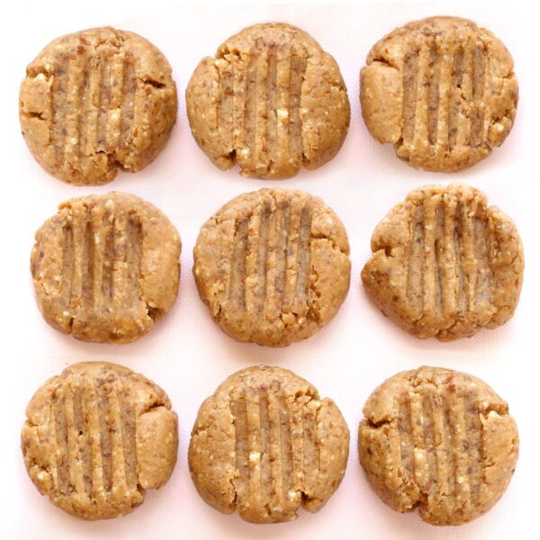 Chewy Healthy Peanut Butter Cookie Recipe (No Eggs)