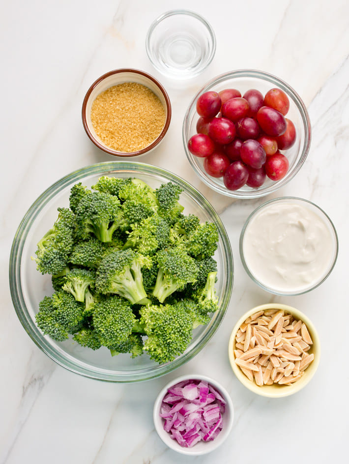 Vegan Broccoli Salad Ingredients Vegan Broccoli Salad Ingredients