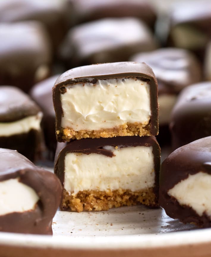 Frozen Chocolate Cheesecake Bites Frozen Chocolate Cheesecake Bites