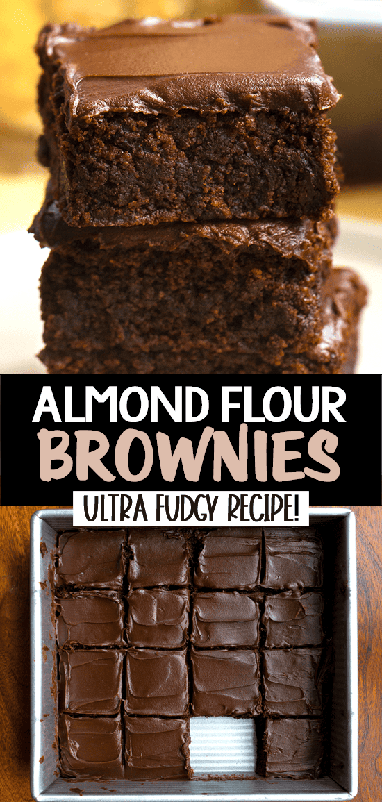 Fudgy Dark Chocolate Almond Flour Brownie Recipe Fudgy Dark Chocolate Almond Flour Brownie Recipe