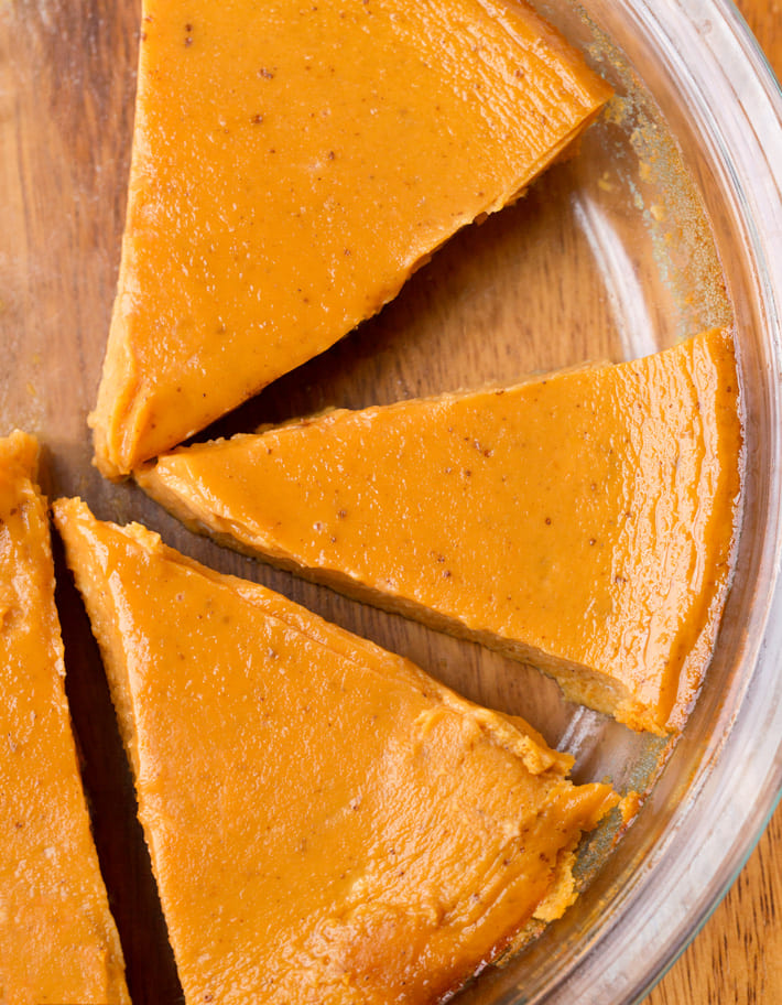 Healthy Crustless Pumpkin Pie Healthy Crustless Pumpkin Pie