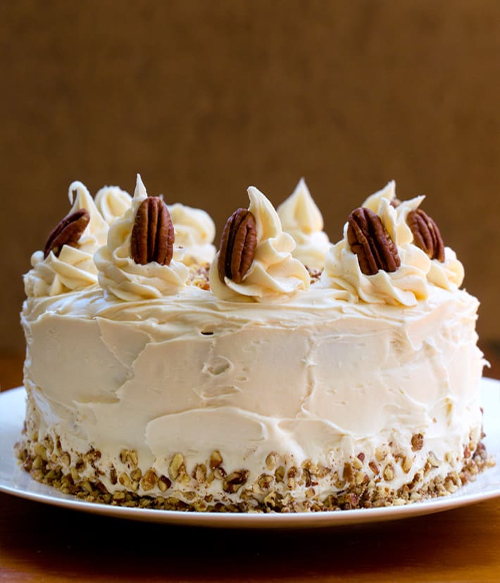 Maple Pecan Spice Cake (3 Layer Cake Recipe) Maple Pecan Spice Cake (3 Layer Cake Recipe)