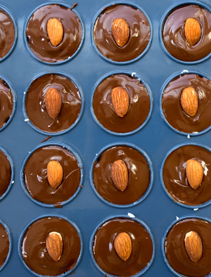 Homemade Almond Joy (Halloween or Easter Candy) Homemade Almond Joy (Halloween or Easter Candy)