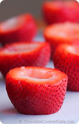 Cream Cheese Filled Strawberries