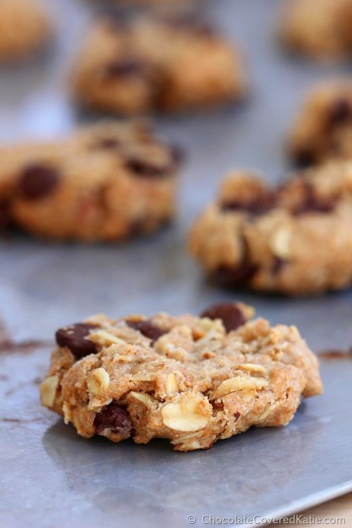 Chocolate Chip Cowboy Cookies: https://chocolatecoveredkatie.com/2014/12/01/chocolate-chip-cowboy-cookies/