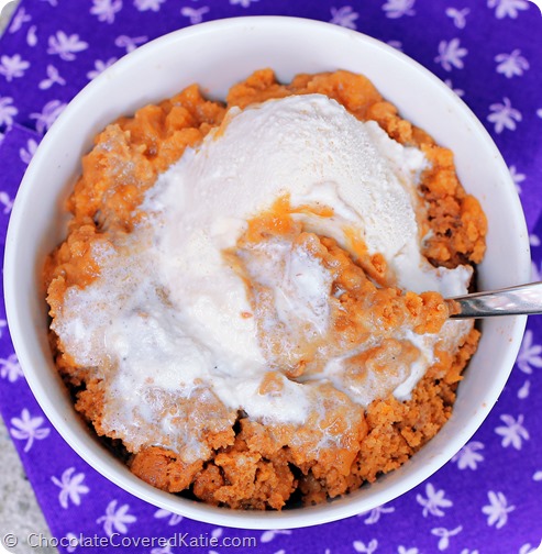 Gooey Pumpkin Pudding Cake https://chocolatecoveredkatie.com/2014/09/30/gooey-pumpkin-pudding-cake/