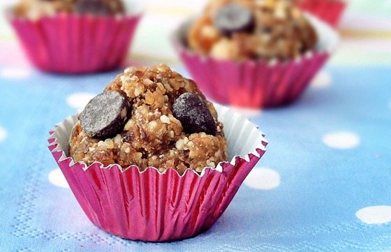 chocolate chip cookie balls