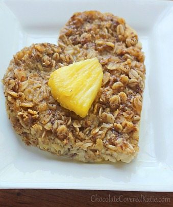 Heart Shaped Baked Oatmeal: https://chocolatecoveredkatie.com/2013/05/15/sunshine-breakfast-baked-oatmeal-recipe/