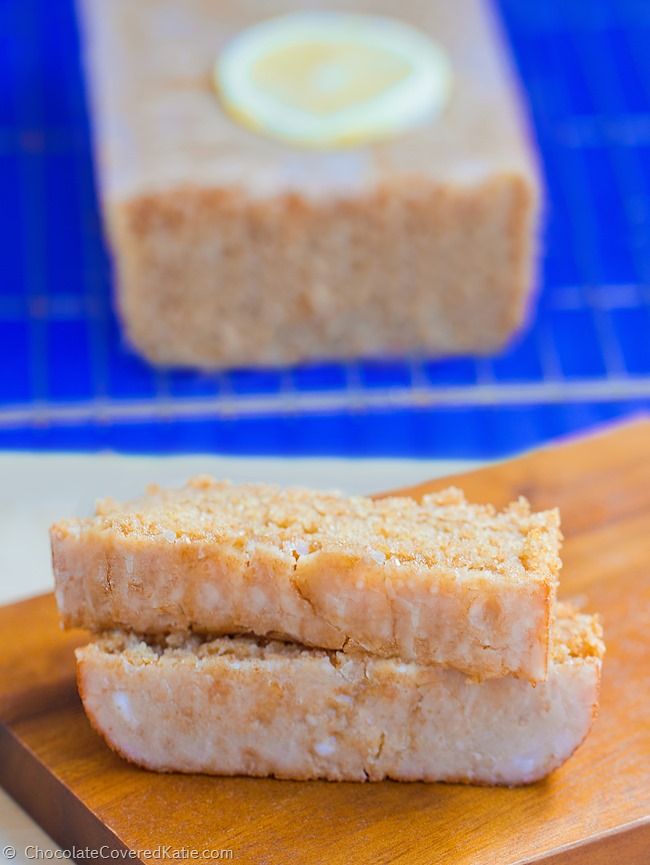 A soft and fluffy lemon cake from @choccoveredkt that literally melts in your mouth... this healthy Starbucks lemon cake makeover is completely irresistible: https://chocolatecoveredkatie.com/2015/03/24/starbucks-lemon-cake-healthy/