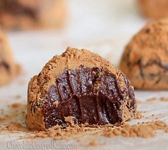 vegan chocolate truffles