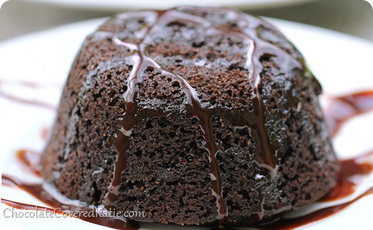 Healthy Chocolate Lava Cake