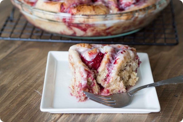 Raspberry Cinnamon Rolls