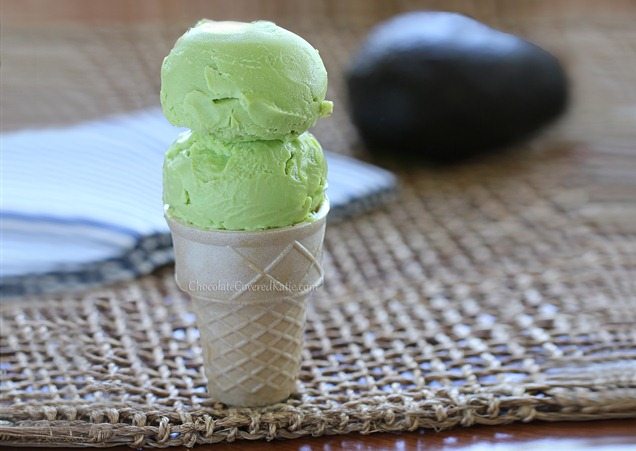 healthy avocado frozen yogurt