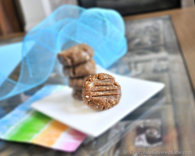 raw peanut butter cookies