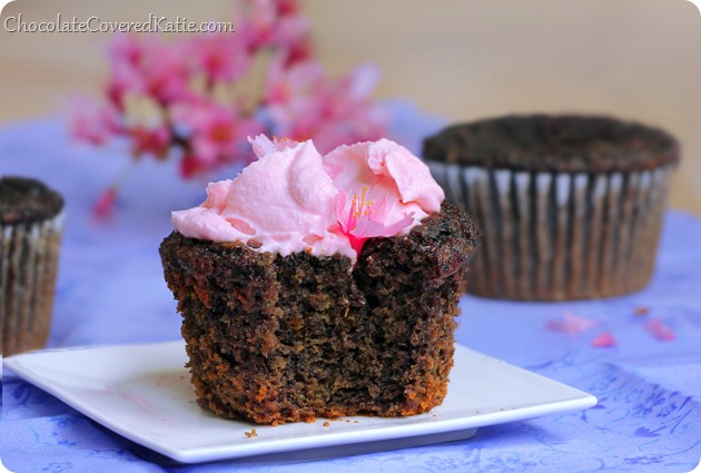 Cherry Blossom Cupcake