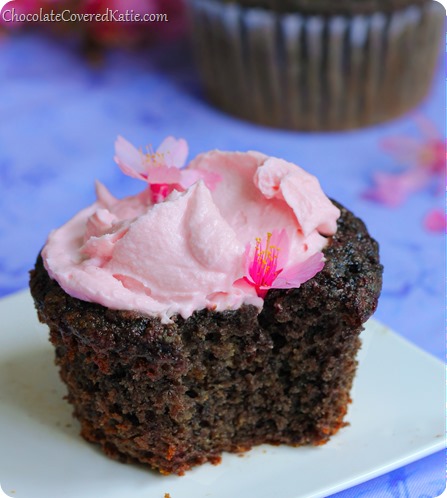 Cherry Blossom Cupcakes