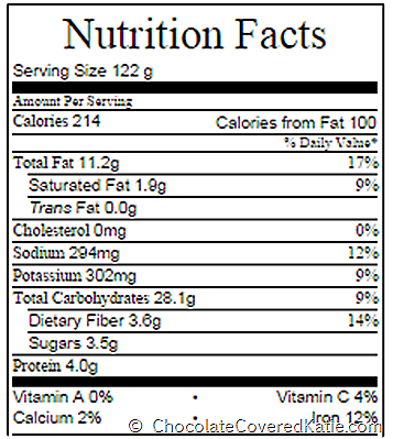 Banana Mug Cake Nutrition Facts - Chocolate Covered Katie