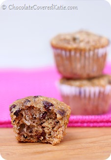 Chocolate Chip Banana Bread Mini Muffins