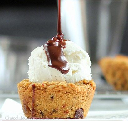 chocolate chip cookie dough bowls