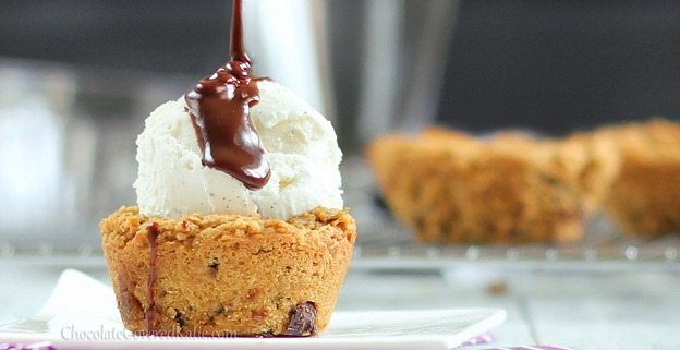 chocolate chip cookie dough bowls