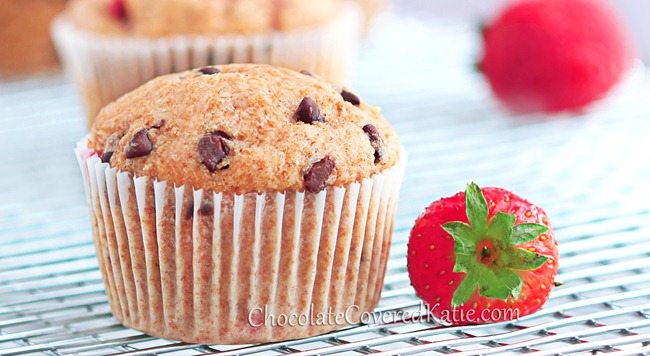 Chocolate Chip Strawberry Muffins