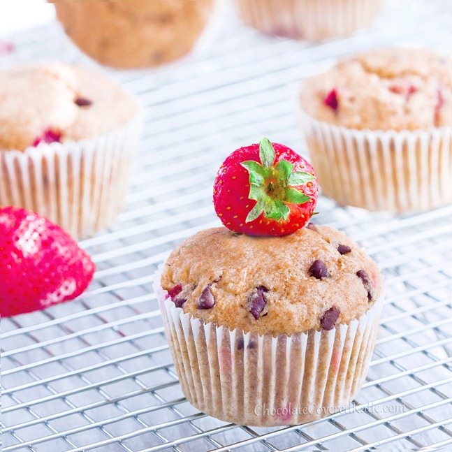 strawberry muffin