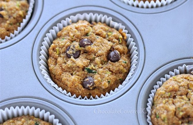 Chocolate Chip Zucchini Muffins