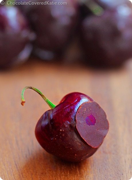 5 Minute Chocolate Covered Cherries: https://chocolatecoveredkatie.com/