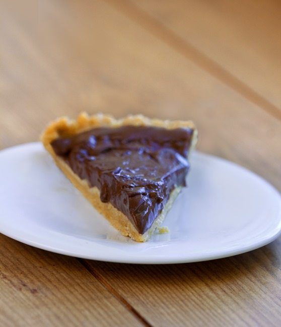 Homemade Chocolate Pudding Pie No Tofu