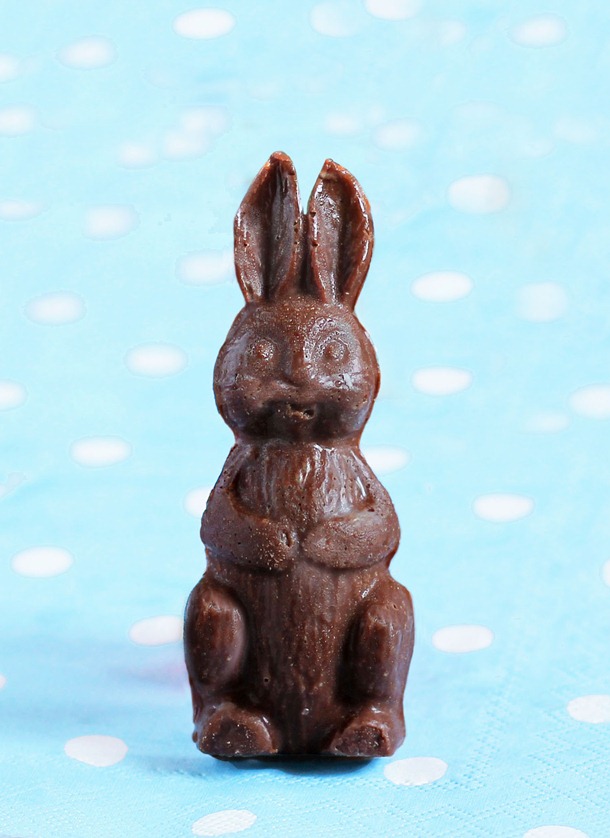 homemade chocolate bunnies