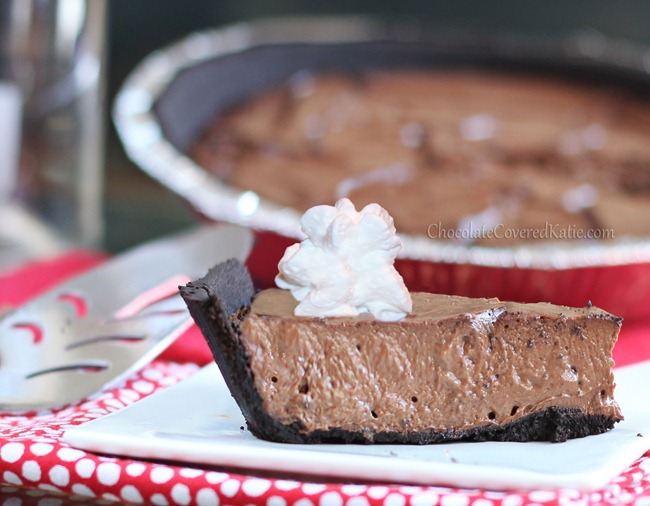 Chocolate Greek Yogurt Pie