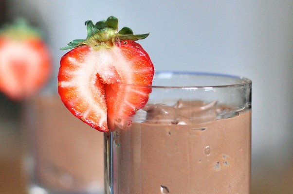 healthy chocolate mousse