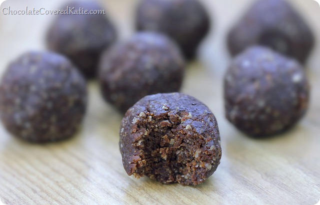 chocolate brownie balls