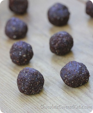 chocolate brownie balls