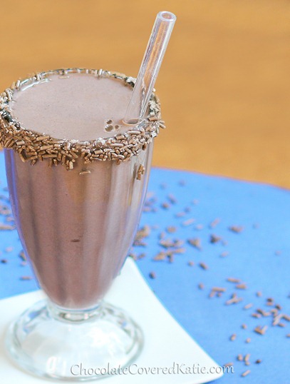 Healthy Chocolate Milkshake