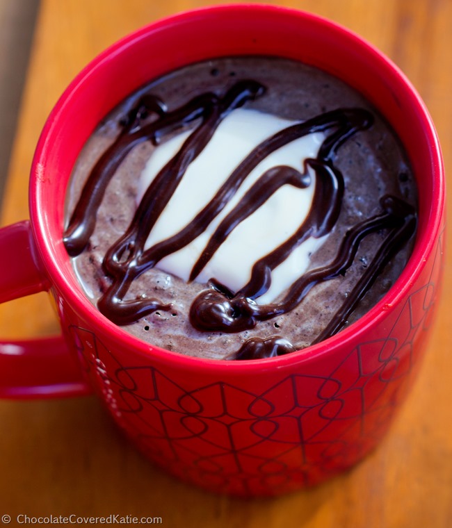 Ultra CREAMY hot chocolate - If you think Swiss Miss is what hot chocolate is supposed to taste like, this recipe will rock your world!!! True Italian hot chocolate is rich, THICK, & so smooth it’s almost like drinking a liquid chocolate bar! https://chocolatecoveredkatie.com/2015/02/12/cioccolata-calda-italian-hot-chocolate/ @choccoveredkt