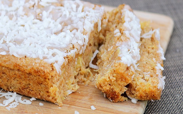 Soft and luxurious coconut breakfast cake is a family favorite in my house. Whenever we don't know what to have for breakfast, we'll make this recipe! It is highly recommended! https://chocolatecoveredkatie.com/2012/04/11/big-fat-coconut-breakfast-cake-2/