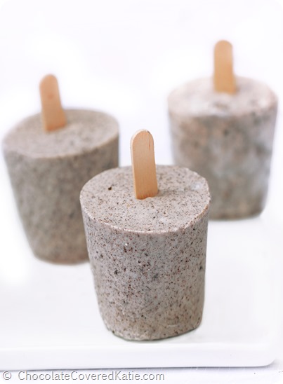 Homemade Cookies and Cream Pudding Pops: 
