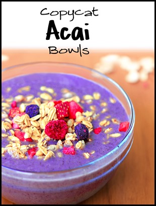 Copycat Acai Bowls