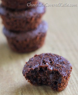 Secretly Healthy Chocolate Mini Muffins