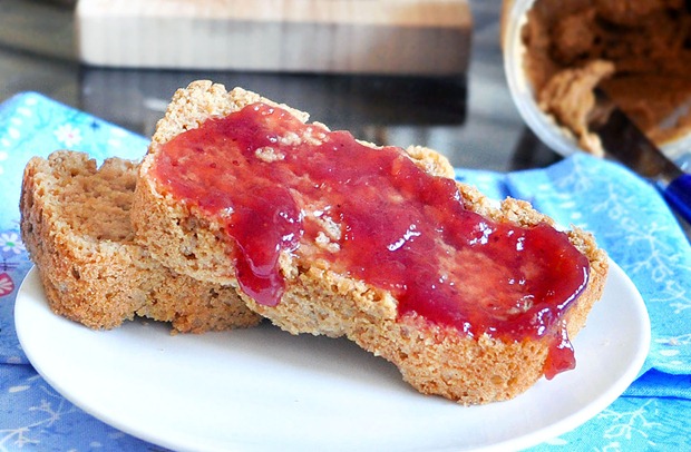 peanut butter and jelly bread