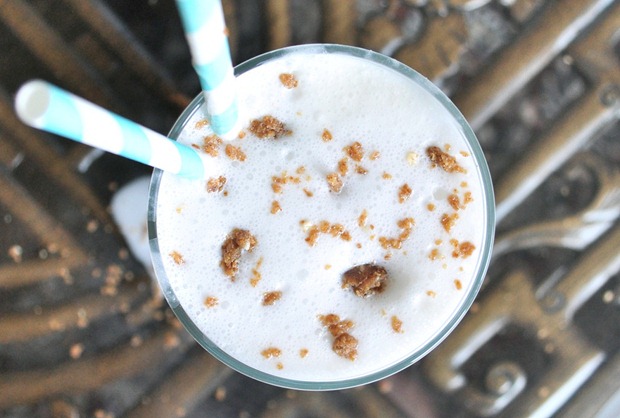 Peanut Butter Cookie Dough Milkshake