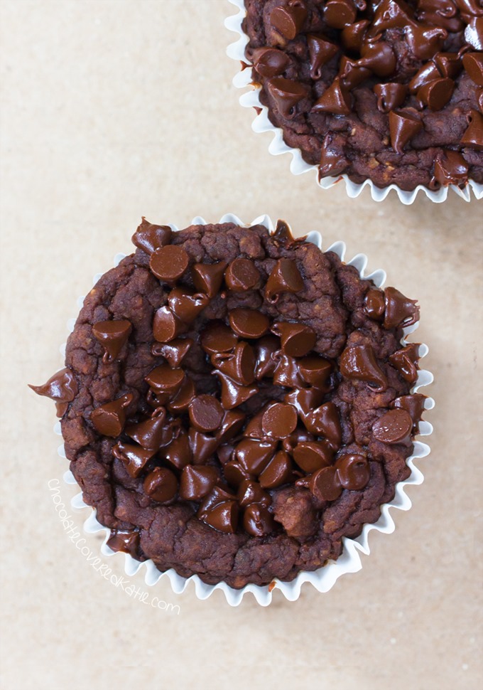 flourless nutella muffins