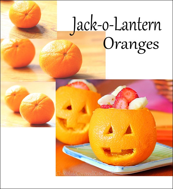 How to make Jack-o-Lanterns from oranges