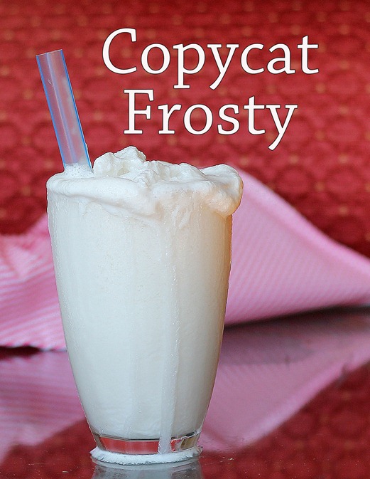 Copycat Wendy's Vanilla Frosty- the healthy version!