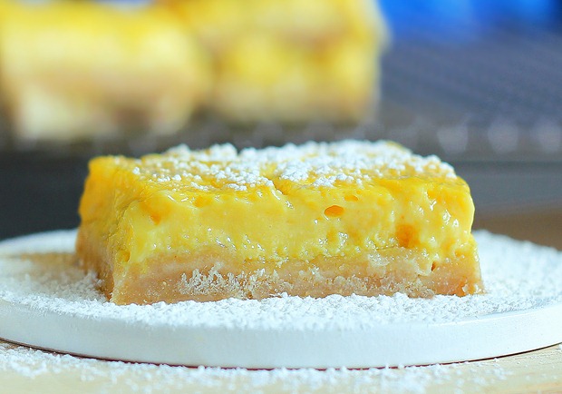 healthy lemon bars