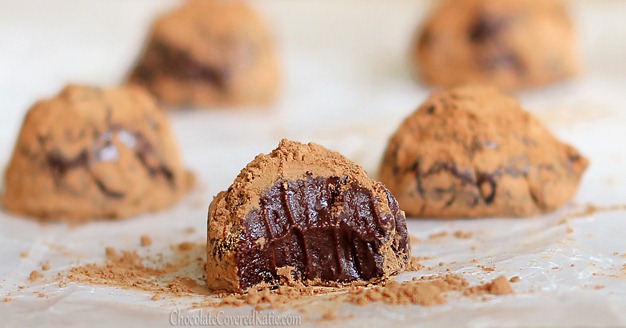 healthy chocolate truffles!