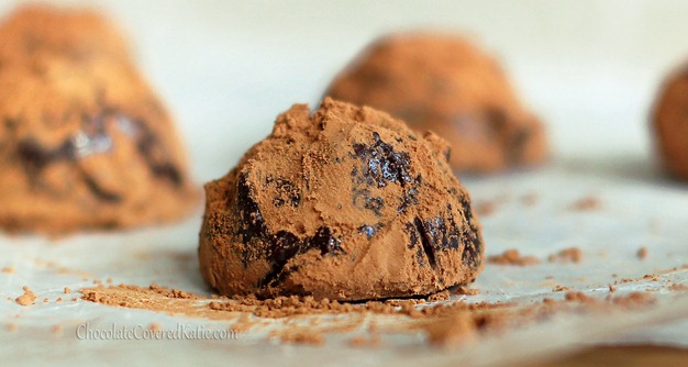 microwave chocolate truffles!